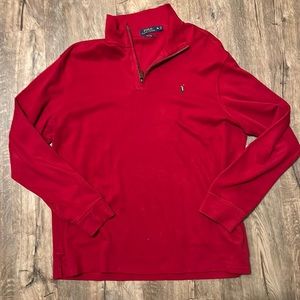 Never worn, red Ralph Lauren Polo sweater